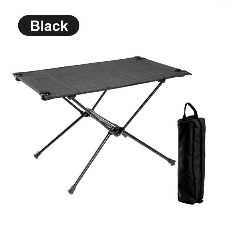 Lightweight Roll-Up Table with 1680D Oxford & Aluminum Alloy for Outdoor Picnic & Travel