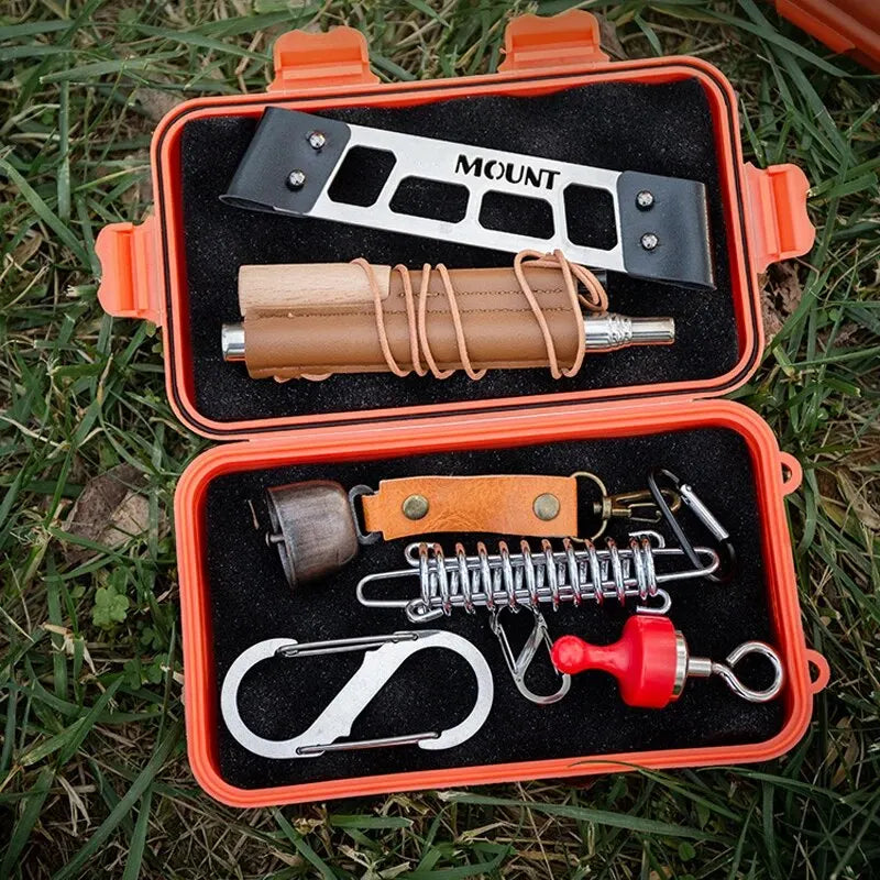 EDC Waterproof Survival Tool Storage Box