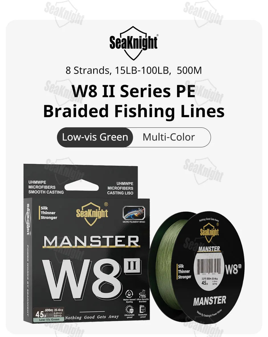 SeaKnight W8 II Series 8-Strand Braided Fishing Line