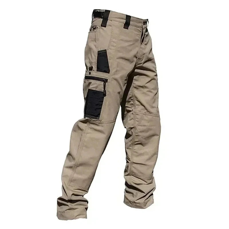 Men’s Tactical Waterproof Pants – Outdoor Combat Cargo Trousers with Multi-Pockets