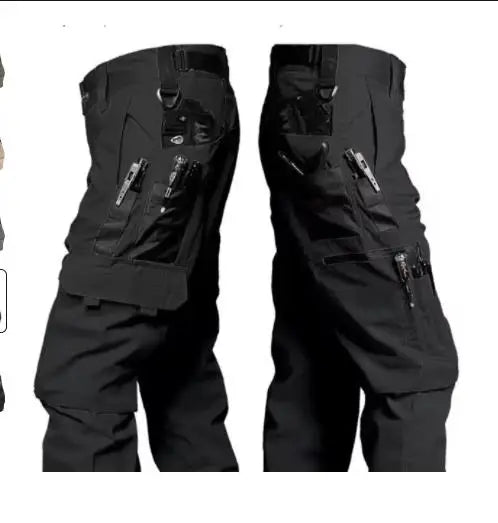 Men’s Tactical Waterproof Pants – Outdoor Combat Cargo Trousers with Multi-Pockets