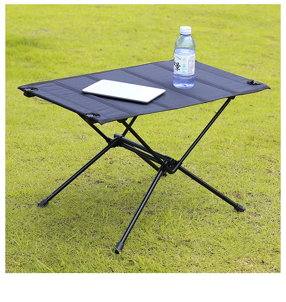 Lightweight Roll-Up Table with 1680D Oxford & Aluminum Alloy for Outdoor Picnic & Travel