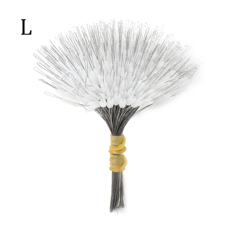 300Pcs Silicone Space Bean Oval Stopper Bobber – Anti-Strand Fishing Float Resistance Gear