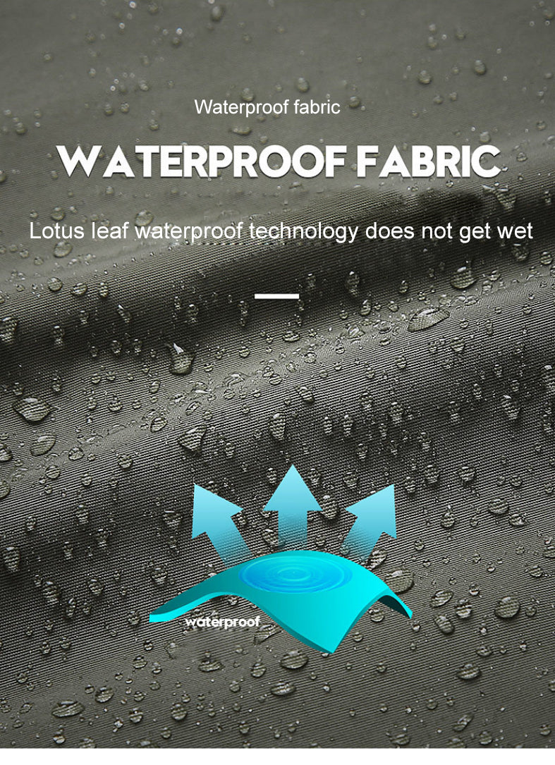 Men’s Tactical Windbreaker Jacket – Waterproof Outdoor Hooded Military Coat