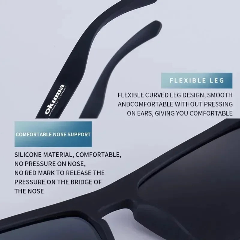 Okuma Polarized Sunglasses UV400 – Outdoor Eyewear for Men & Women (Optional Box)