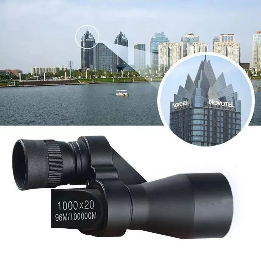 Portable HD Mini Pocket Monocular Telescope – High Magnification Zoom for Outdoor Hunting, Fishing, Camping, and Mountaineering