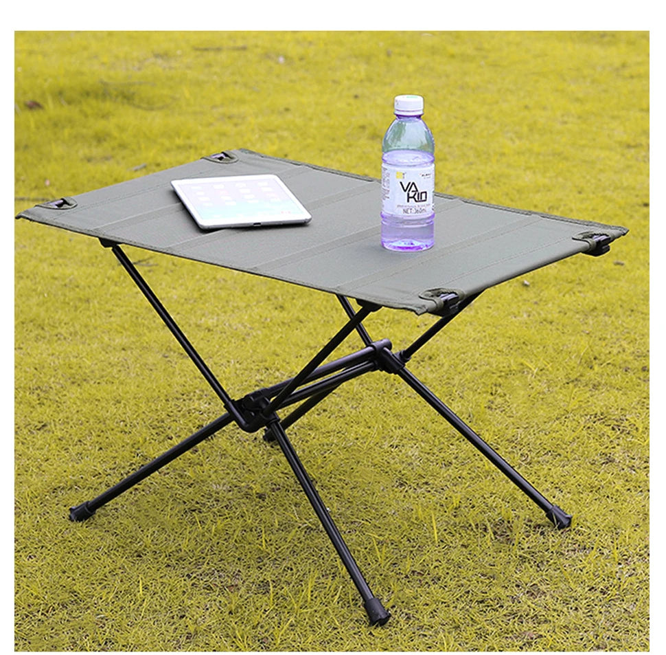 Lightweight Roll-Up Table with 1680D Oxford & Aluminum Alloy for Outdoor Picnic & Travel