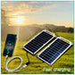 USB 5V Solar Panel System with Camping Charging for Power Banks and Mobile Phones