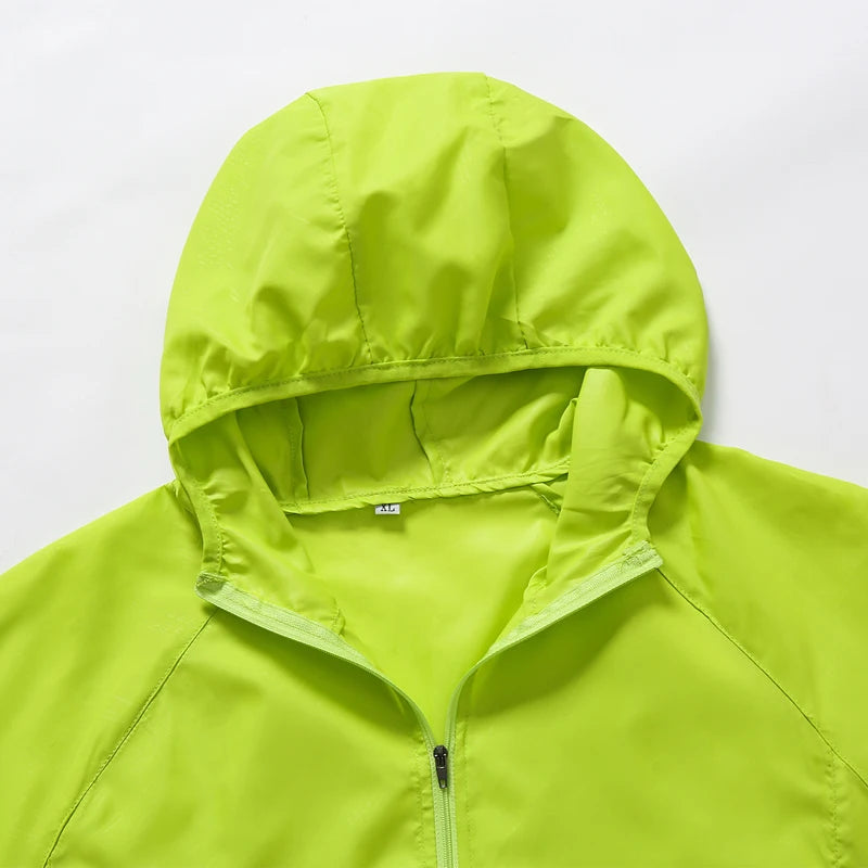 LNGXO Hiking Waterproof Jacket – Unisex Quick-Dry Windbreaker for Camping, Running, and Outdoor Sports