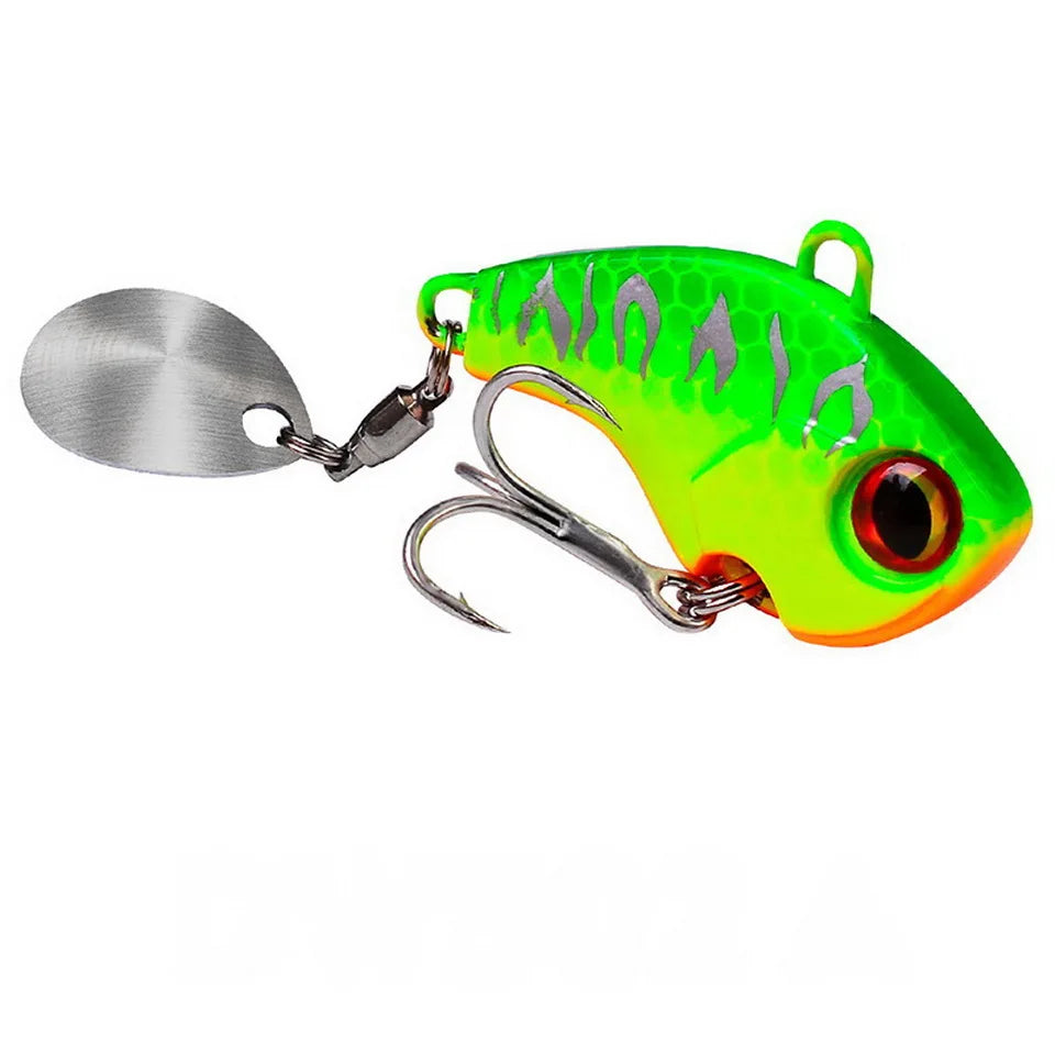 Fishing Lures - Wobble Rotating Metal Vibration Bait