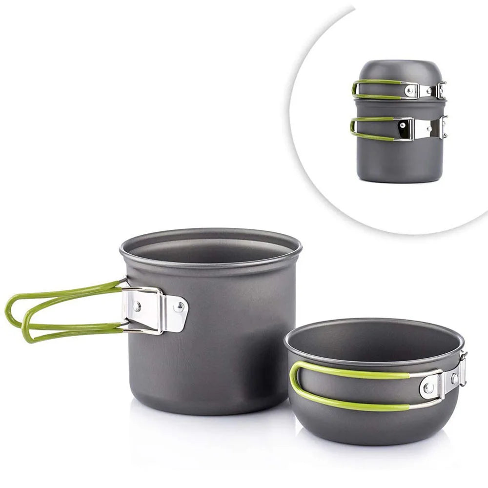 Ultralight Camping Pots Cookware Set