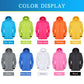 LNGXO Hiking Waterproof Jacket – Unisex Quick-Dry Windbreaker for Camping, Running, and Outdoor Sports
