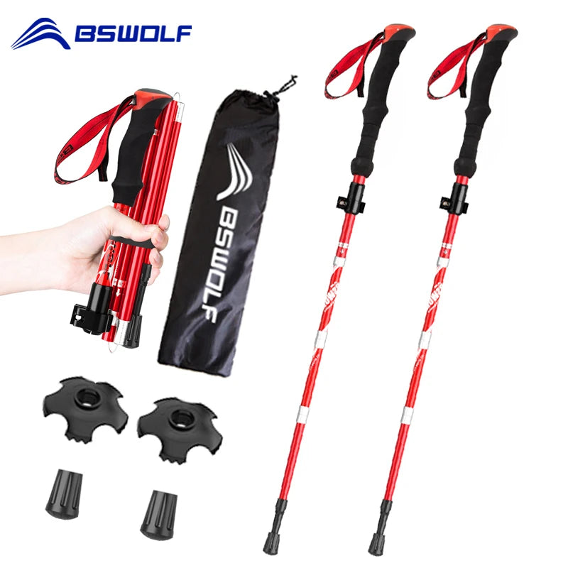 BSWOLF Ultralight Trekking Poles  Walking Sticks