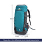 Camping Backpack Large Capacity Outdoor Climbing Bag 65L