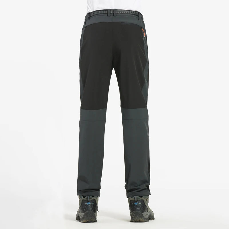 LNGXO Thick Warm Fleece Hiking Pants