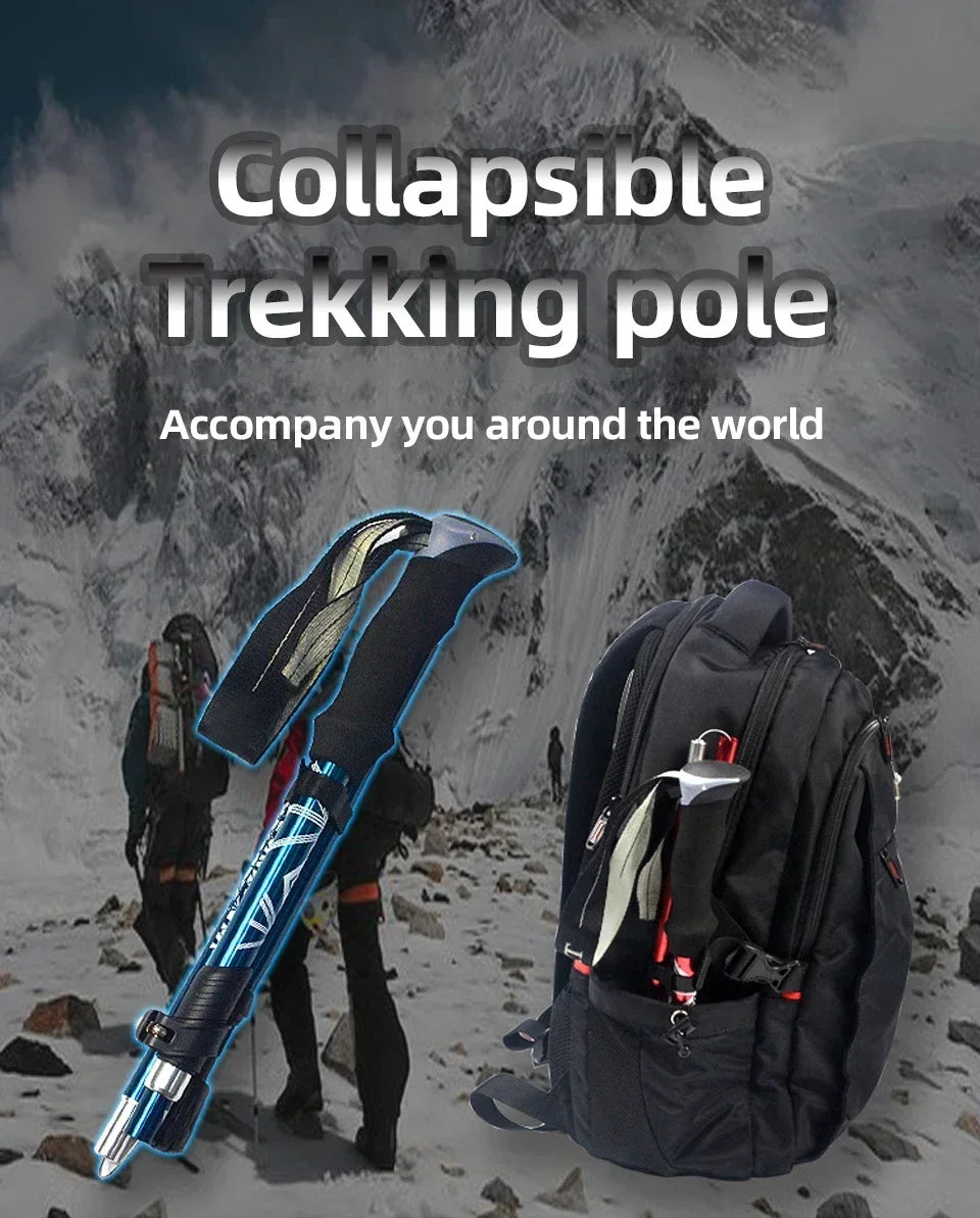 5-Section Telescopic Trekking Pole