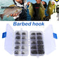 Barbed fishhook For Bait With Plastic Box Kit