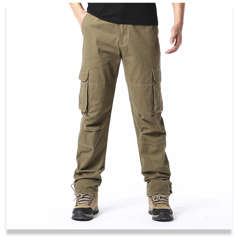 Large Pocket Loose Overalls – Men's Outdoor Sports Jogging Tactical Pants