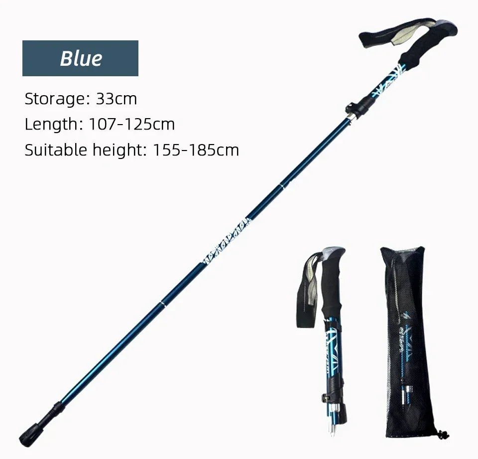 5-Section Telescopic Trekking Pole