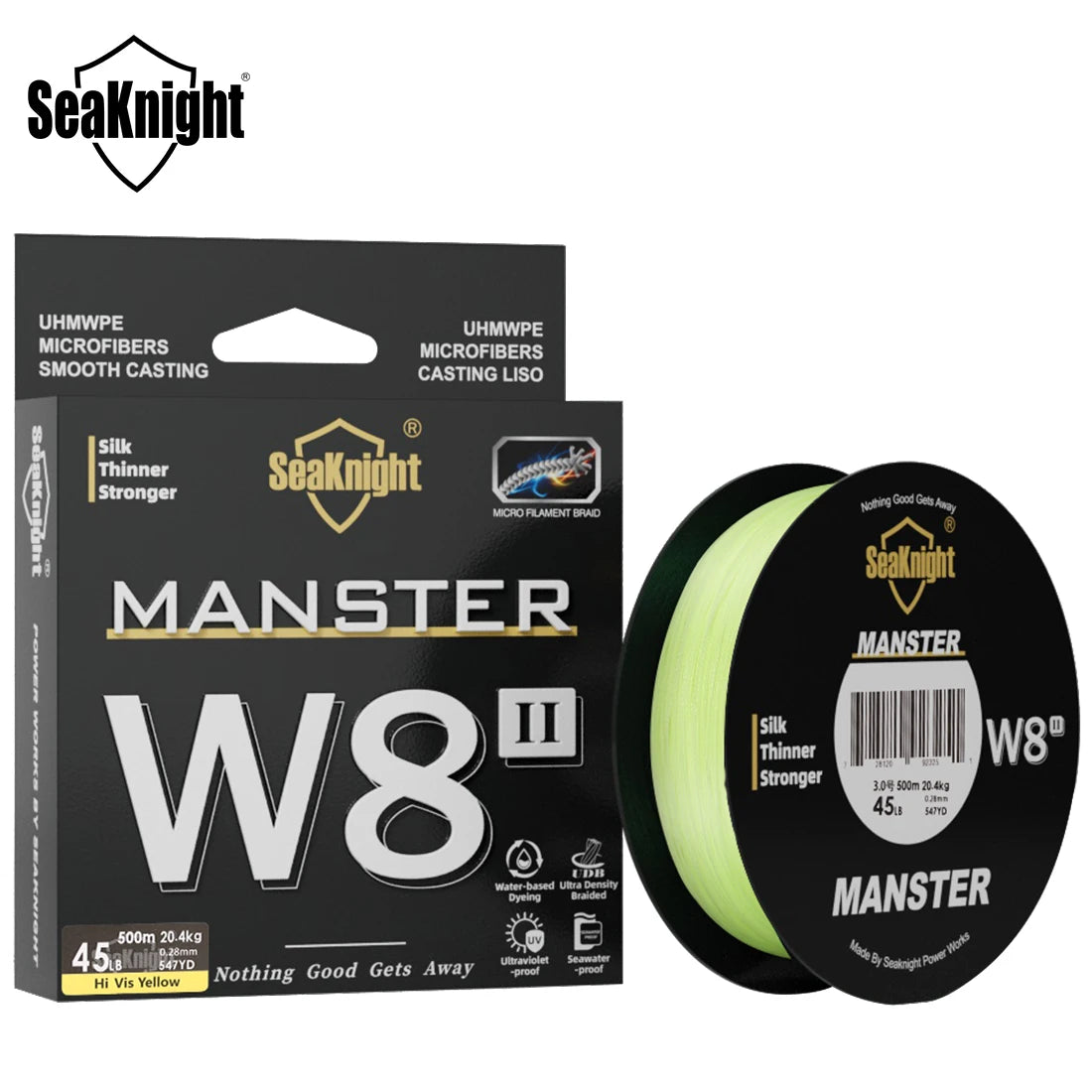 SeaKnight NEW MONSTER/MANSTER W8 II 8-Strand Braided Fishing Line