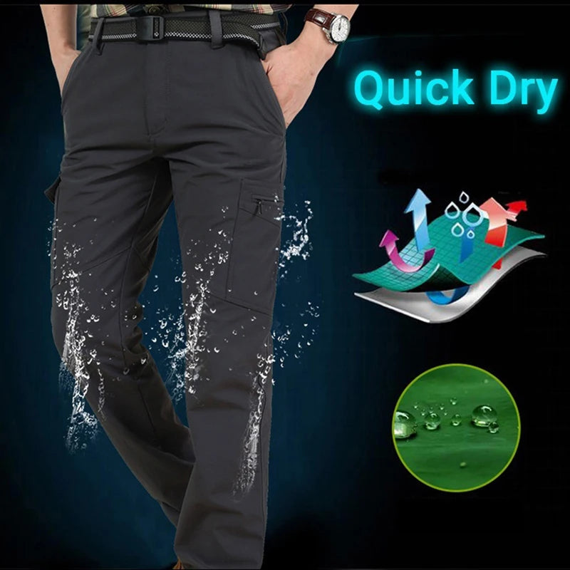 Outdoor Waterproof Tactical Cargo Pants for Men