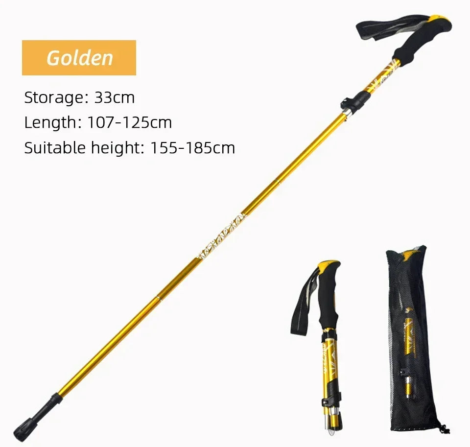 5-Section Telescopic Trekking Pole