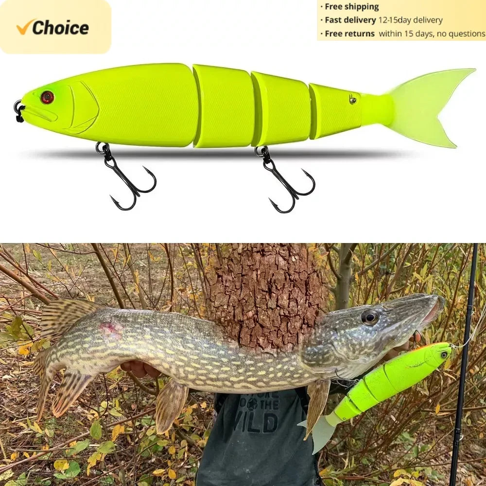 Swimbait Lure – Balam 245 Jointed Floating Giant Bait for Big Bass & Catfish