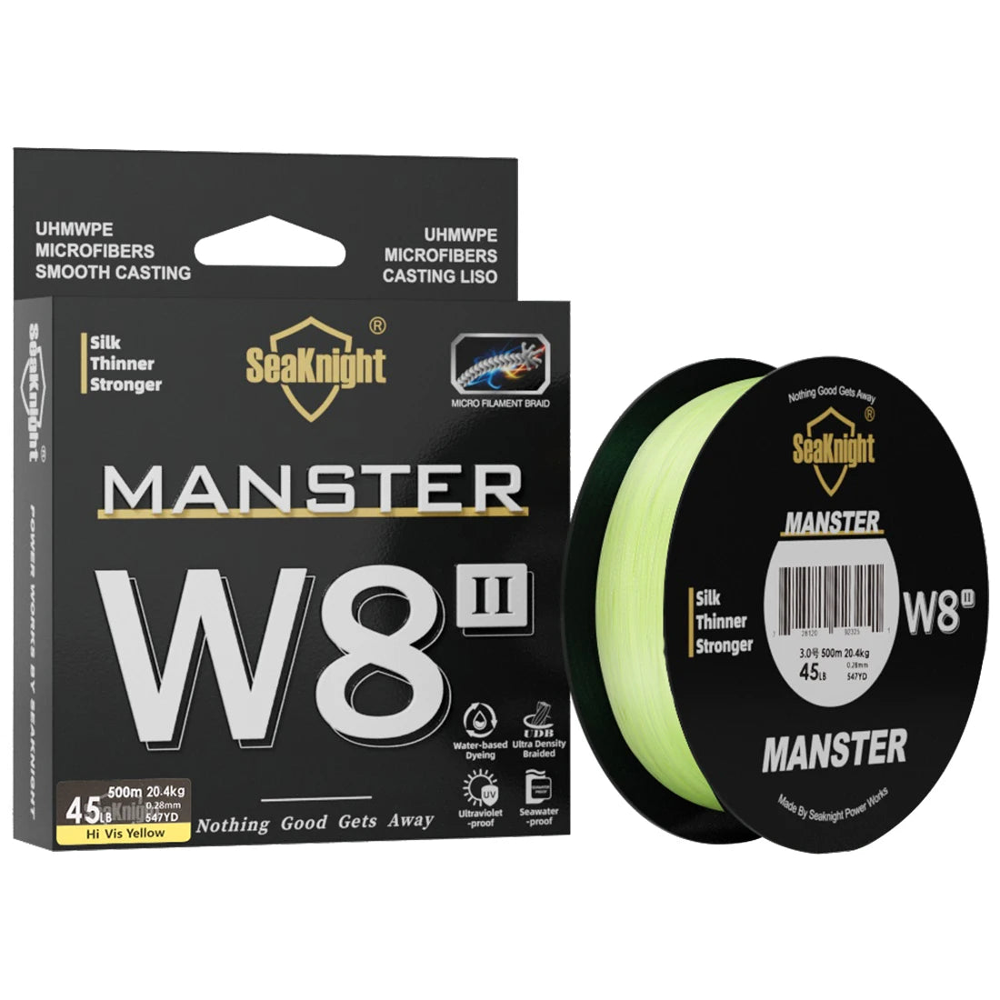 SeaKnight NEW MANSTER/MONSTER W8II 8-Strand Braided Fishing Line