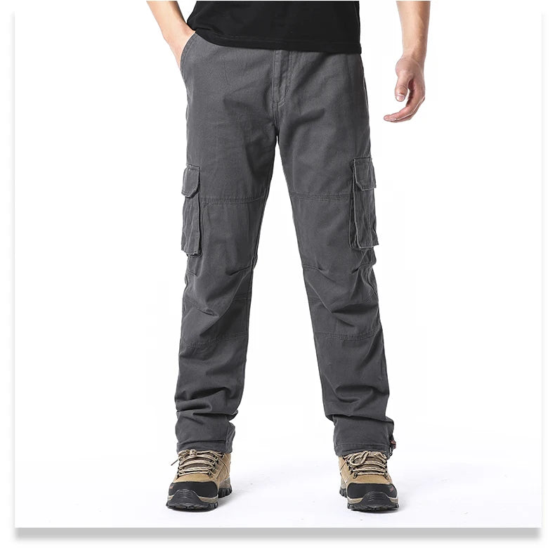 Large Pocket Loose Overalls – Men's Outdoor Sports Jogging Tactical Pants