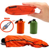 Portable  Portable Waterproof Emergency Survival Sleeping Bag – Thermal Bivy Sack for Hiking, Camping, and First Aid Rescue KitWaterproof Emergency Survival Sleeping Bag Hiking Camping Gear Thermal Bivy Sack First Aid Rescue Kit Mylar Blanket