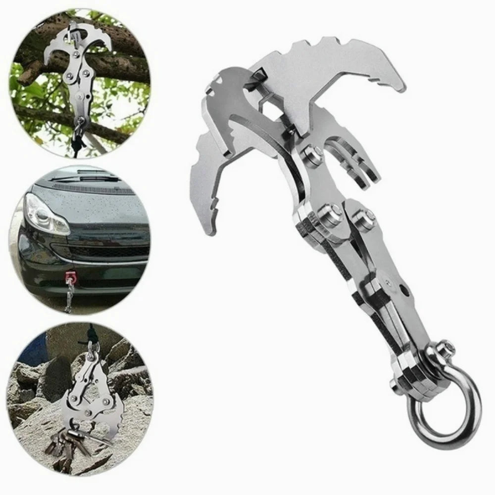 Folding Grappling Hook - Multifunctional Survival Climbing Claw