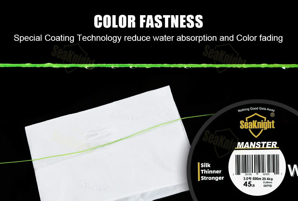 SeaKnight NEW MANSTER/MONSTER W8II 8-Strand Braided Fishing Line