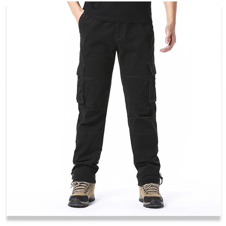 Large Pocket Loose Overalls – Men's Outdoor Sports Jogging Tactical Pants