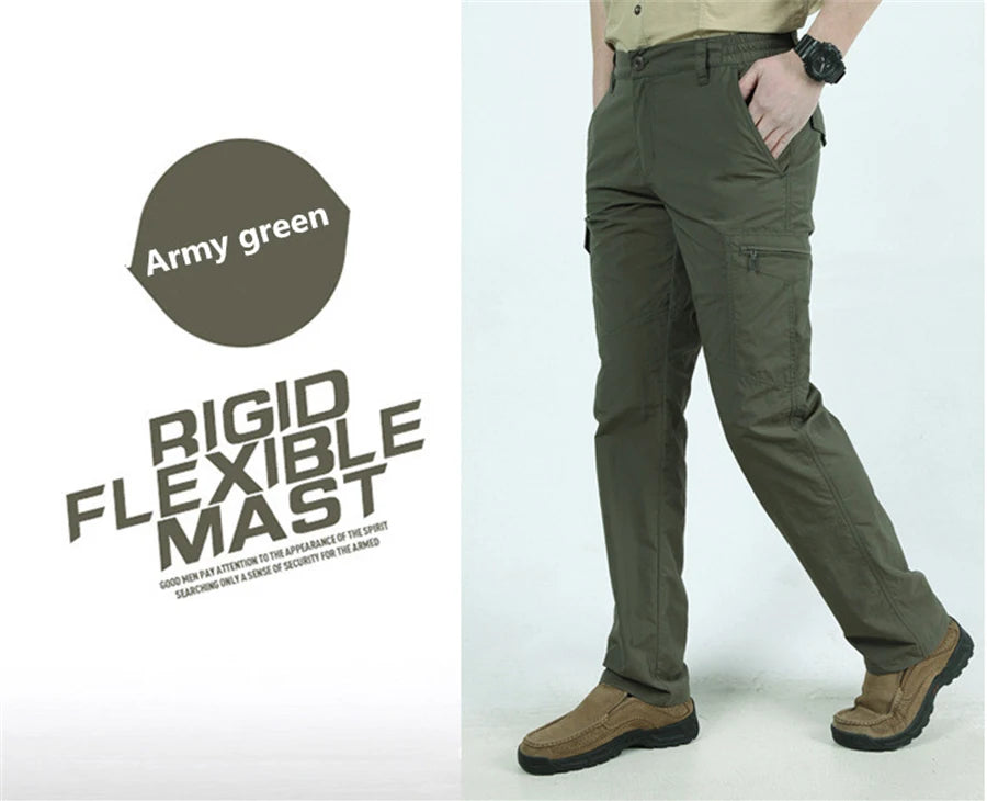 Outdoor Waterproof Tactical Cargo Pants for Men