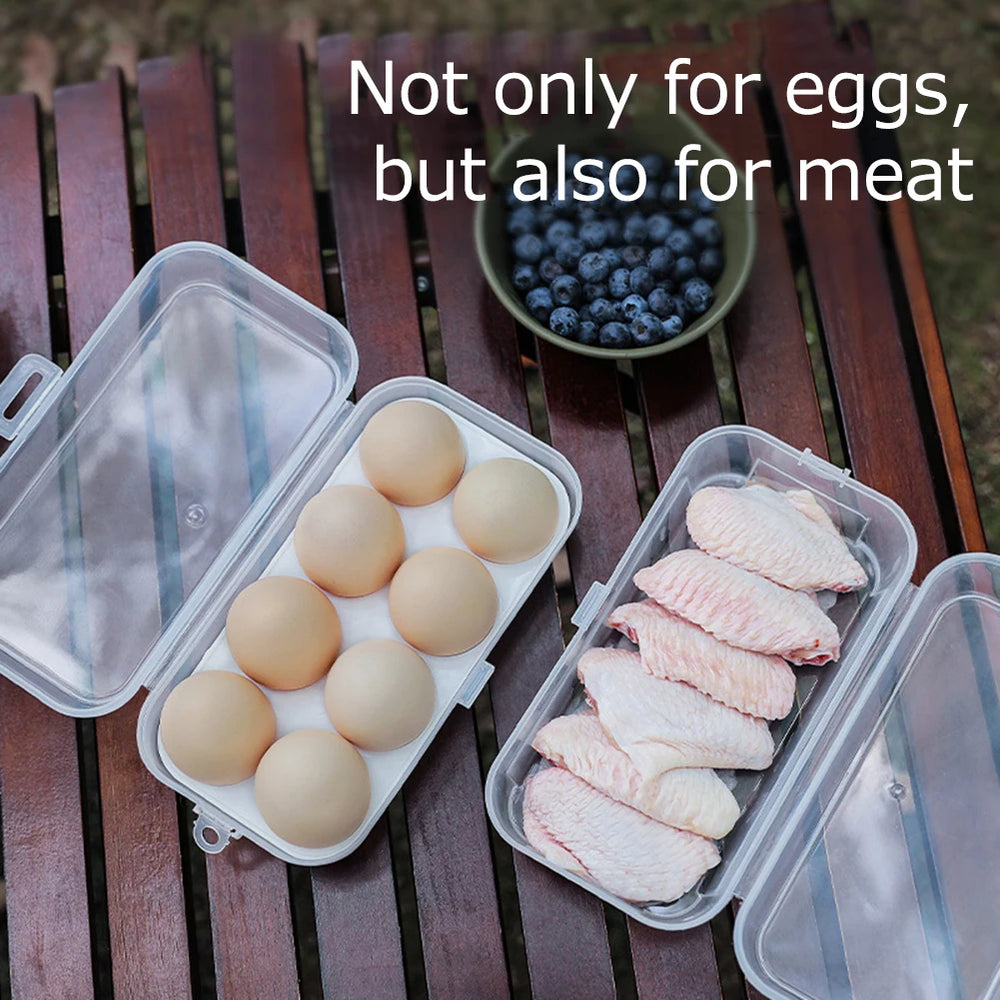 Transparent Portable Egg Box Container