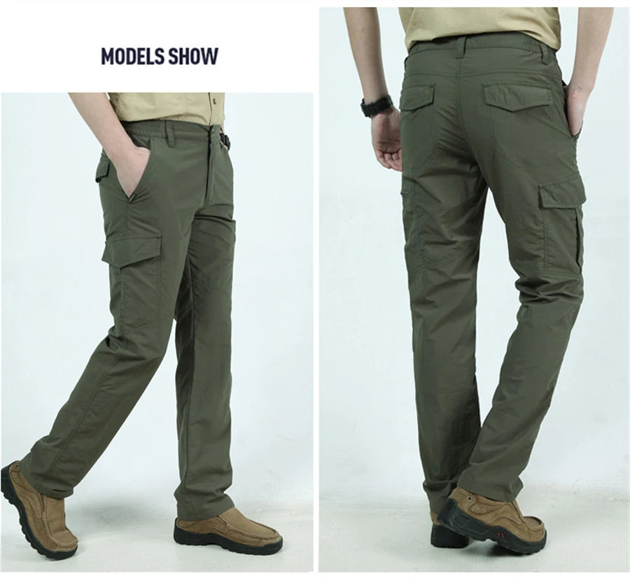 Outdoor Waterproof Tactical Cargo Pants for Men