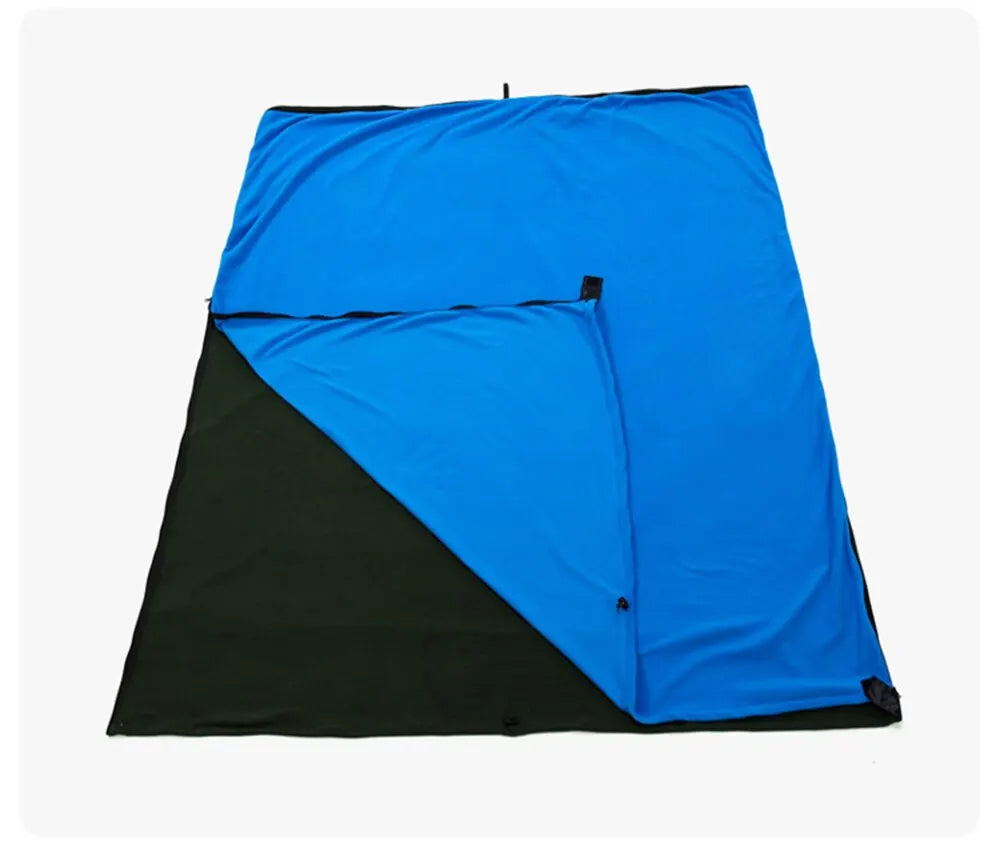 Fleece Sleeping Bag – Portable Ultra-Light Polar Travel Sheets for Outdoor Camping and Warm Sleeping Bag Liner