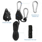 5m Adjustable 8-inch Lanyard Hanging Pulley for Outdoor Use