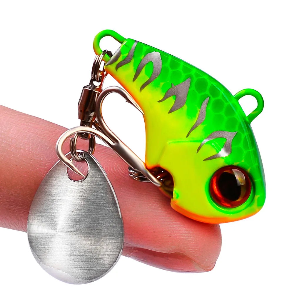 Fishing Lures - Wobble Rotating Metal Vibration Bait