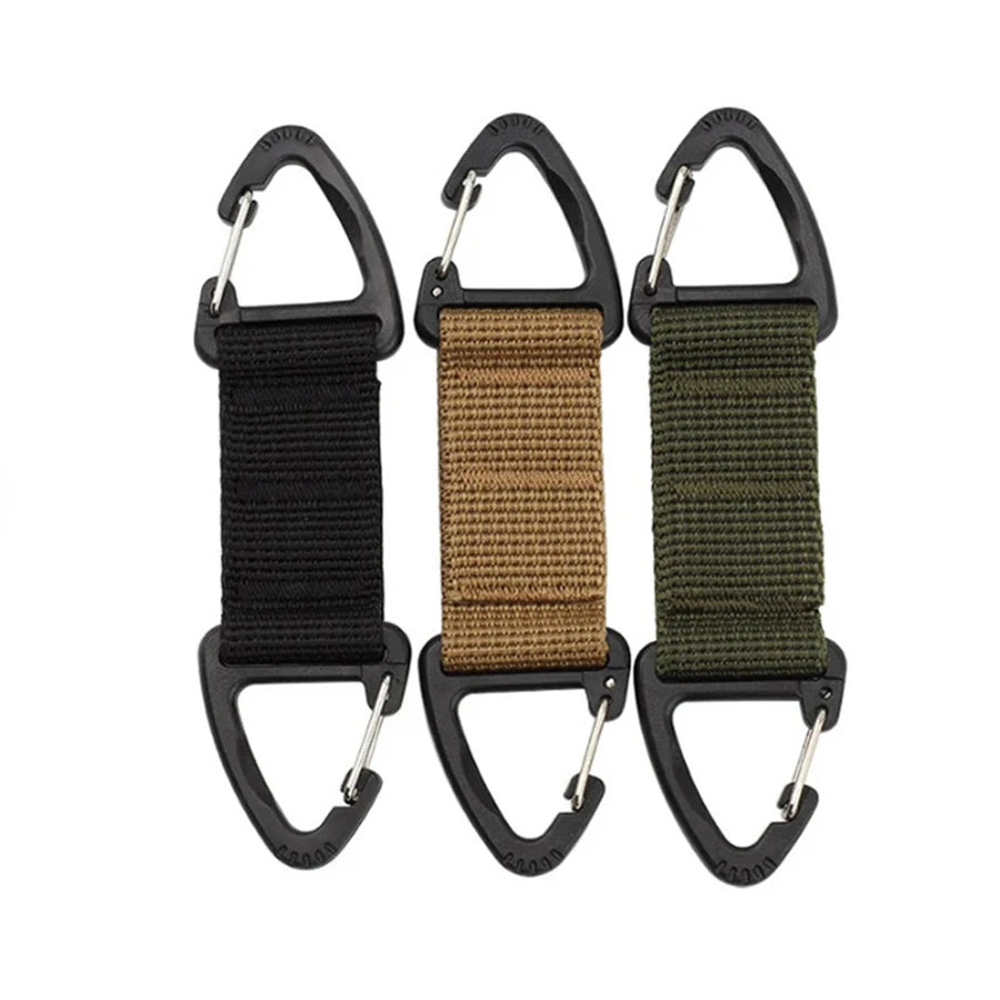 Webbing Buckle Belt Clip Hanging Keychain