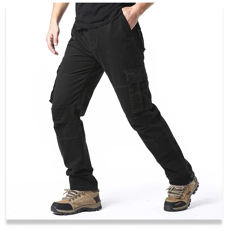 Large Pocket Loose Overalls – Men's Outdoor Sports Jogging Tactical Pants