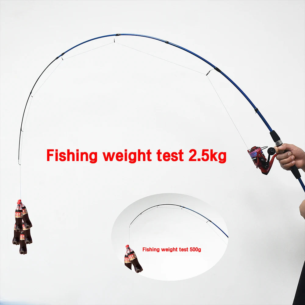 FELENHAI Baitcasting/Spinning Travel Fishing Rod