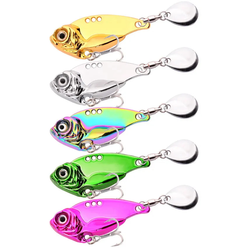 Rotating Sequin Metal VIB Fishing Tackle