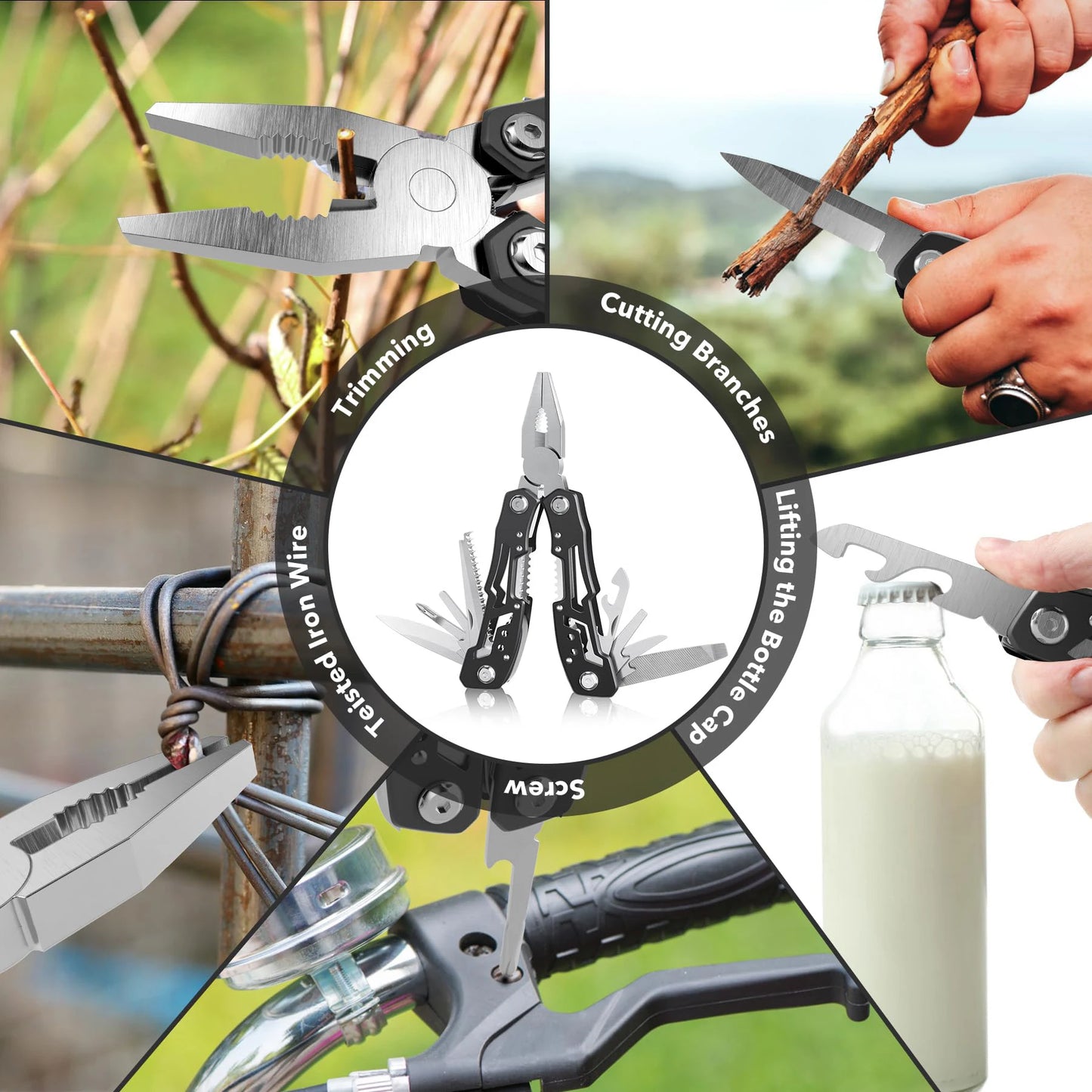 14-in-1 Multifunctional Outdoor Folding Pliers