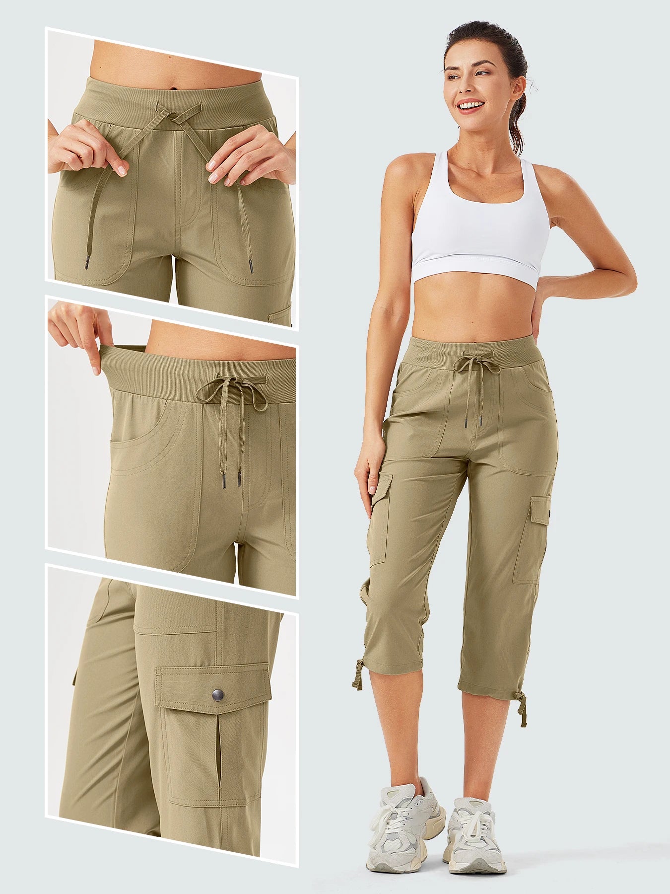 Cargo Capris Hiking Pants