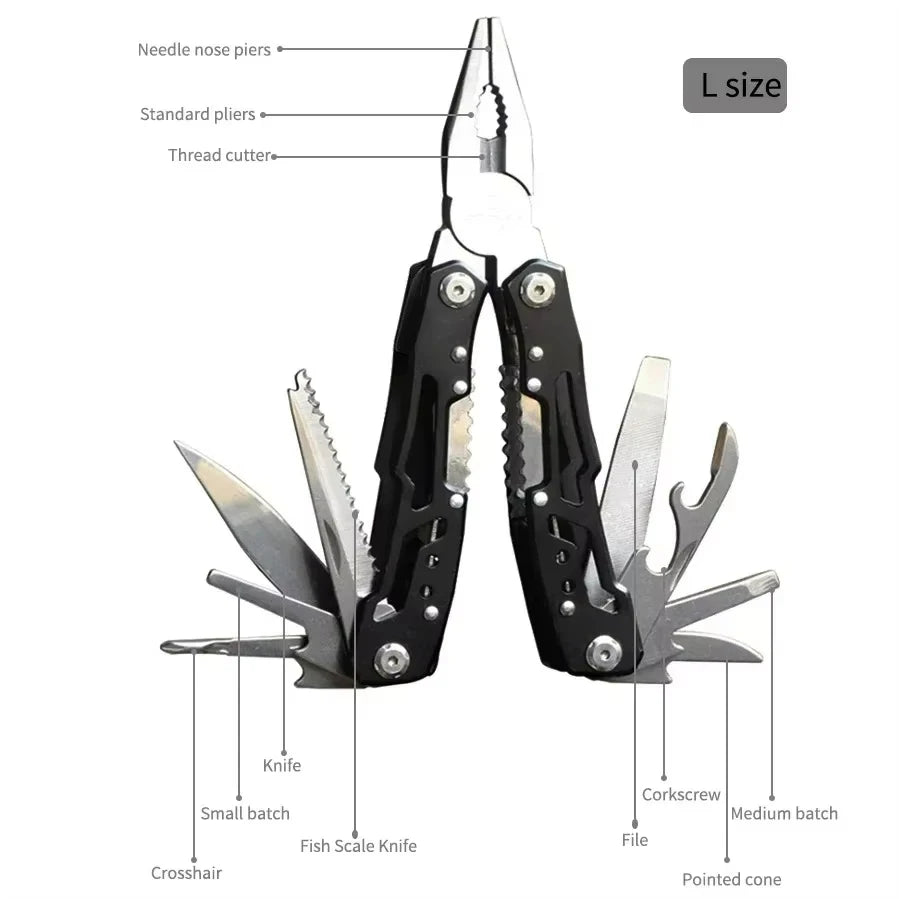 14-in-1 Multifunctional Outdoor Folding Pliers