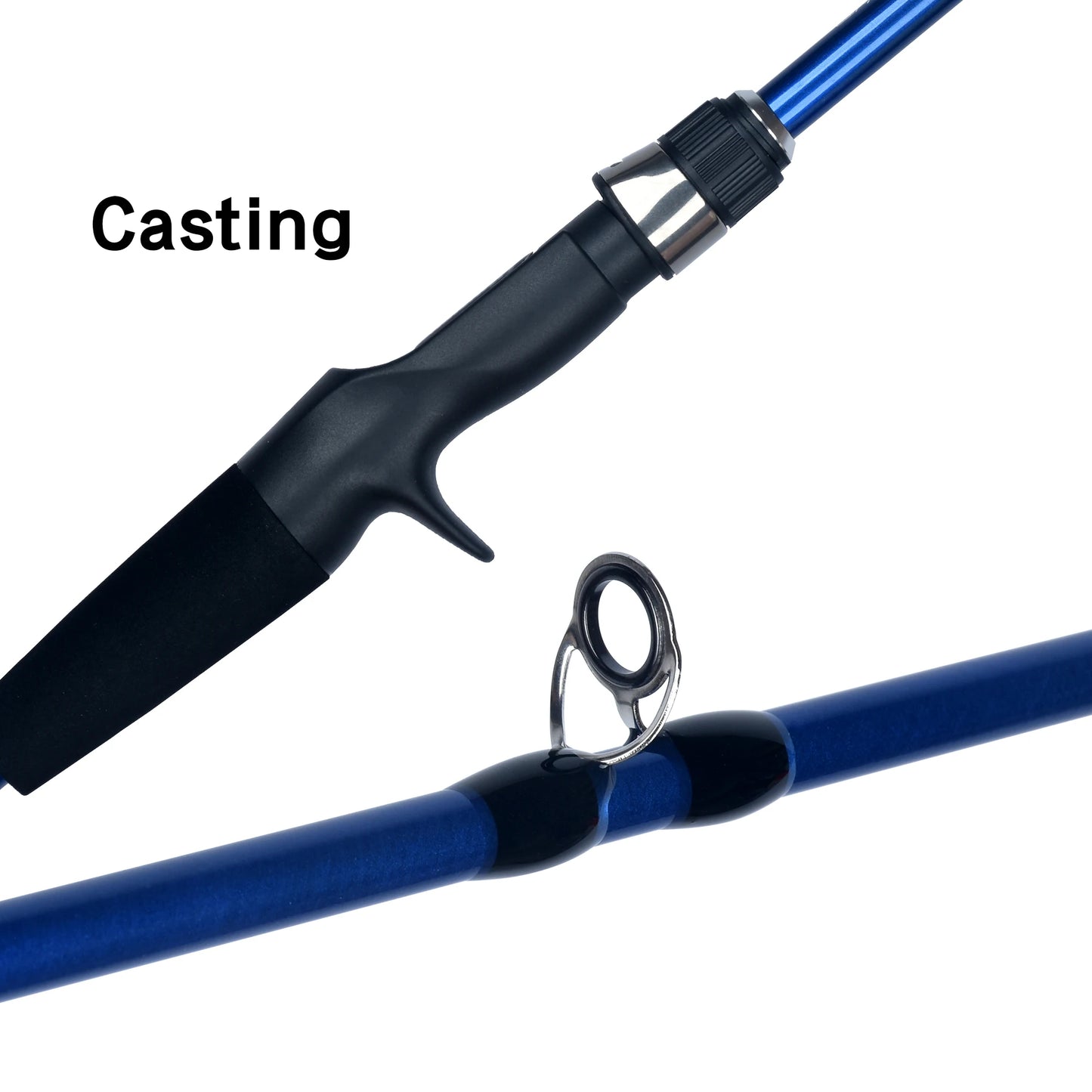 FELENHAI Baitcasting/Spinning Travel Fishing Rod