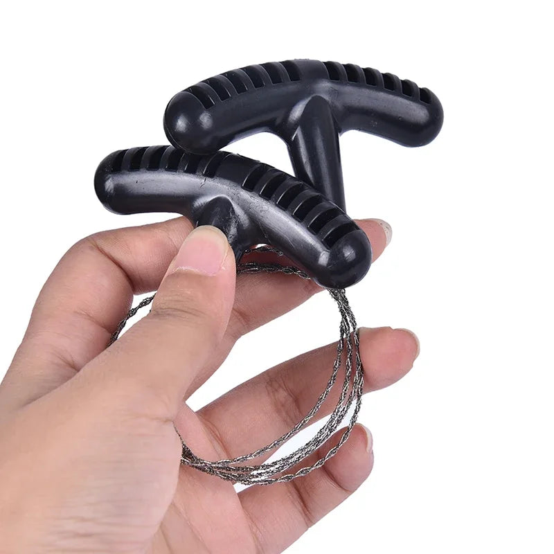 Manual Hand Steel Travel Tools - Outdoor Camping & Hiking Rope Chain Saw