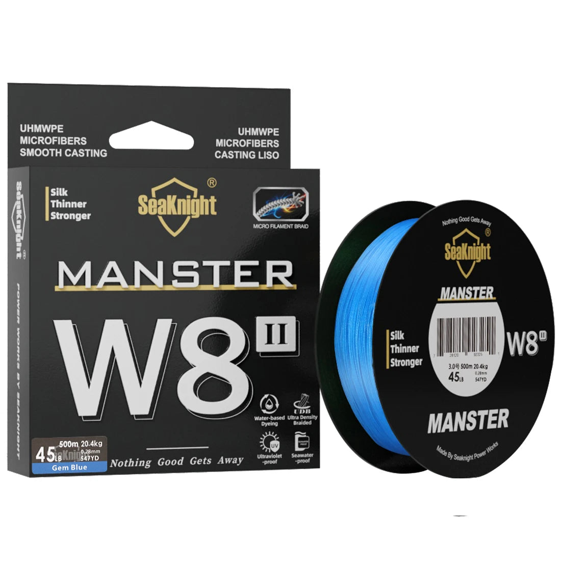SeaKnight NEW MANSTER/MONSTER W8II 8-Strand Braided Fishing Line