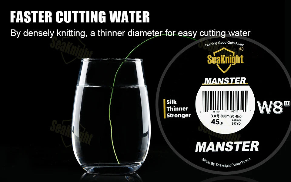 SeaKnight NEW MONSTER/MANSTER W8 II 8-Strand Braided Fishing Line